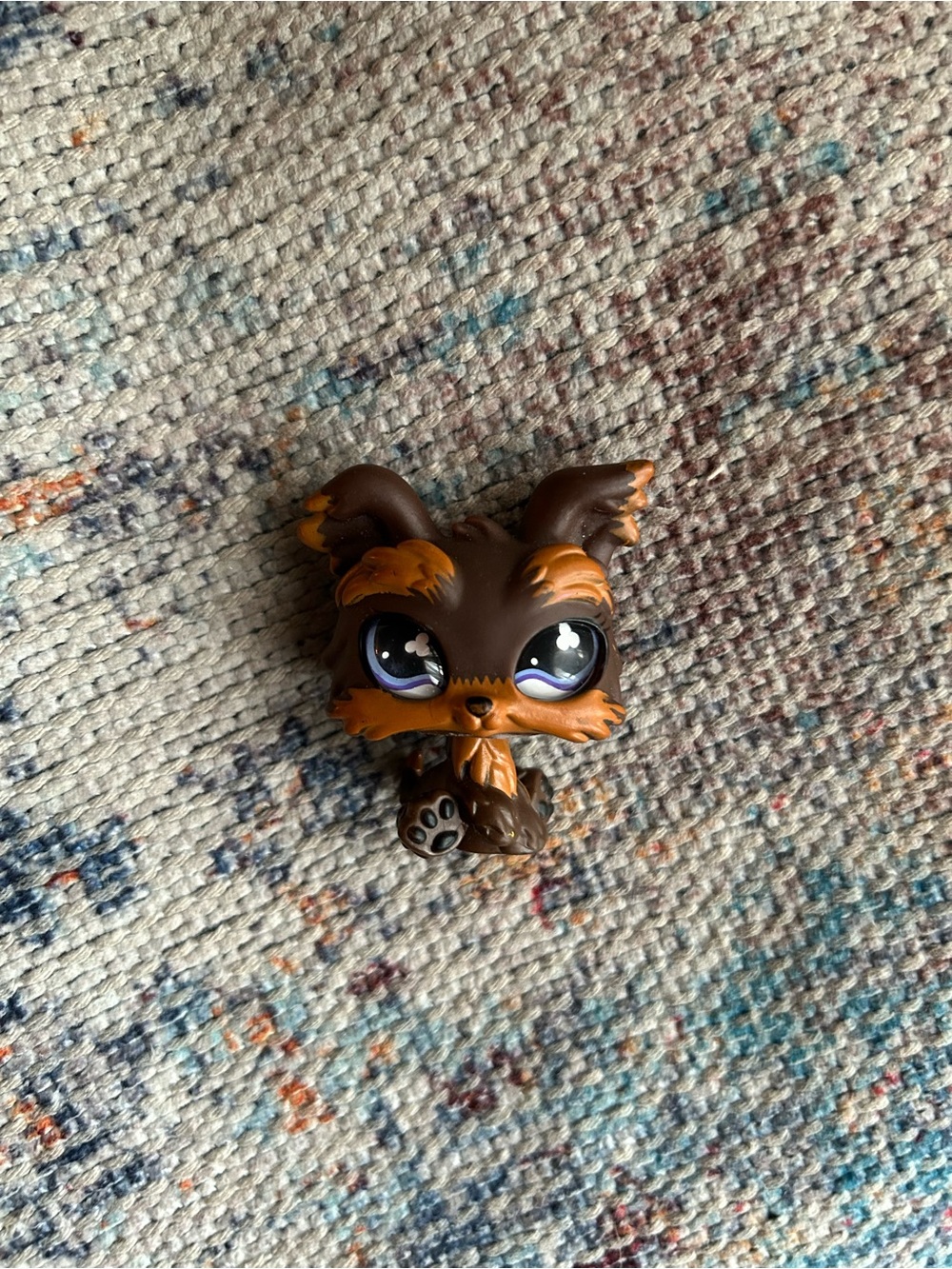 LPS Littlest Pet Shop Dark Brown Yorkie Terrier #509